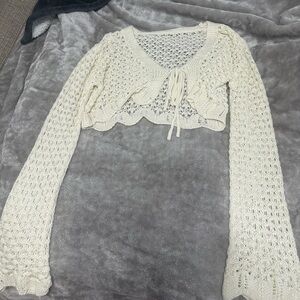 SHEIN crochet cover up